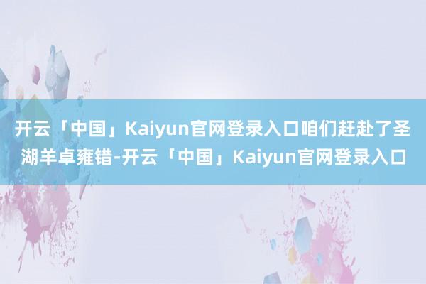 开云「中国」Kaiyun官网登录入口咱们赶赴了圣湖羊卓雍错-开云「中国」Kaiyun官网登录入口